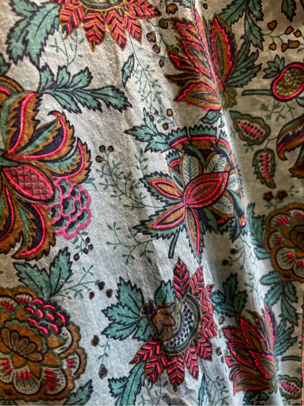 Sundance Teal Floral-Print Relaxed Joggers - Picture 2 of 4